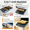 7-in-1 Electric Indoor Panini Press Grill – 1200W Contact Grill with Smart LED Display & Removable Plates